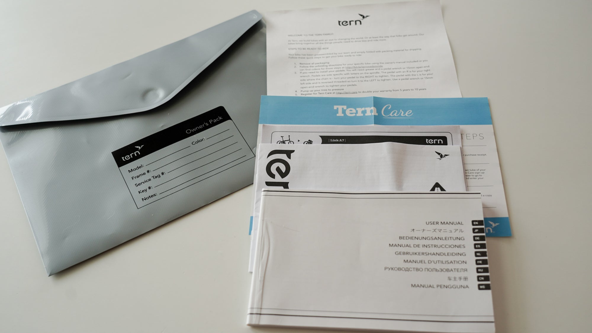 Ready to Ride Instructions