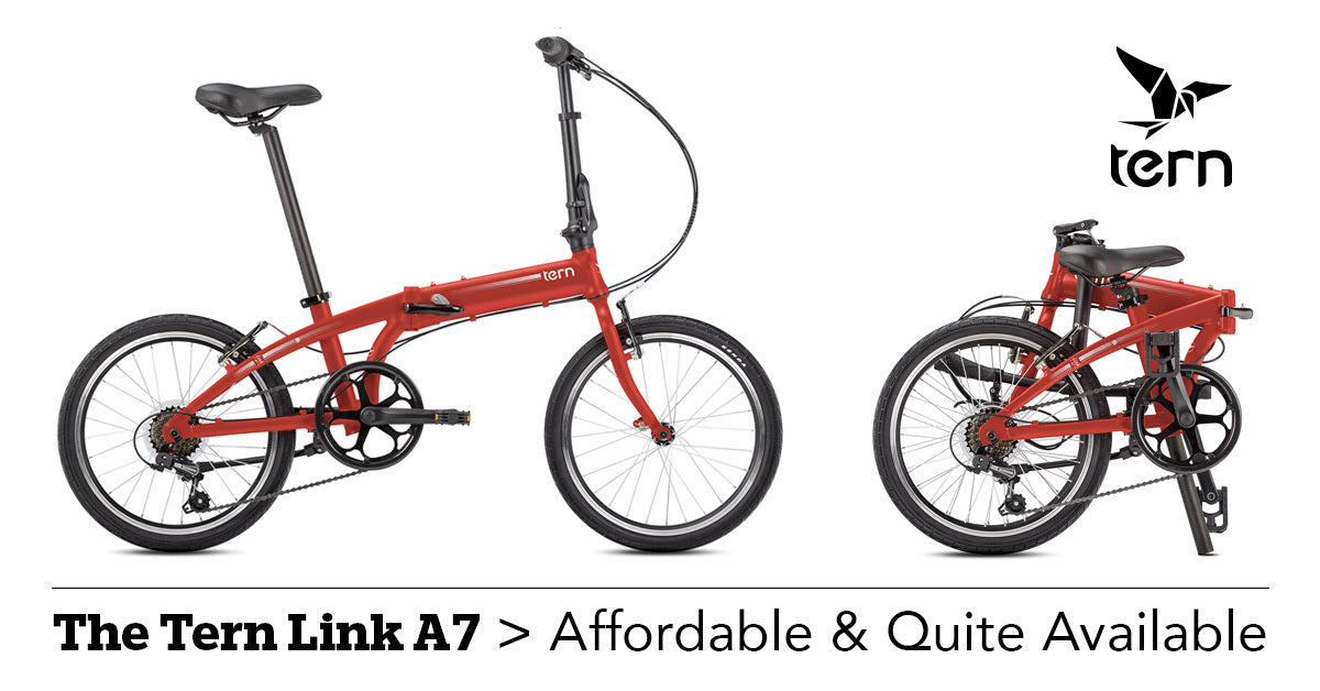 The Tern Link A7 Folding Bike is One Size & Affordable