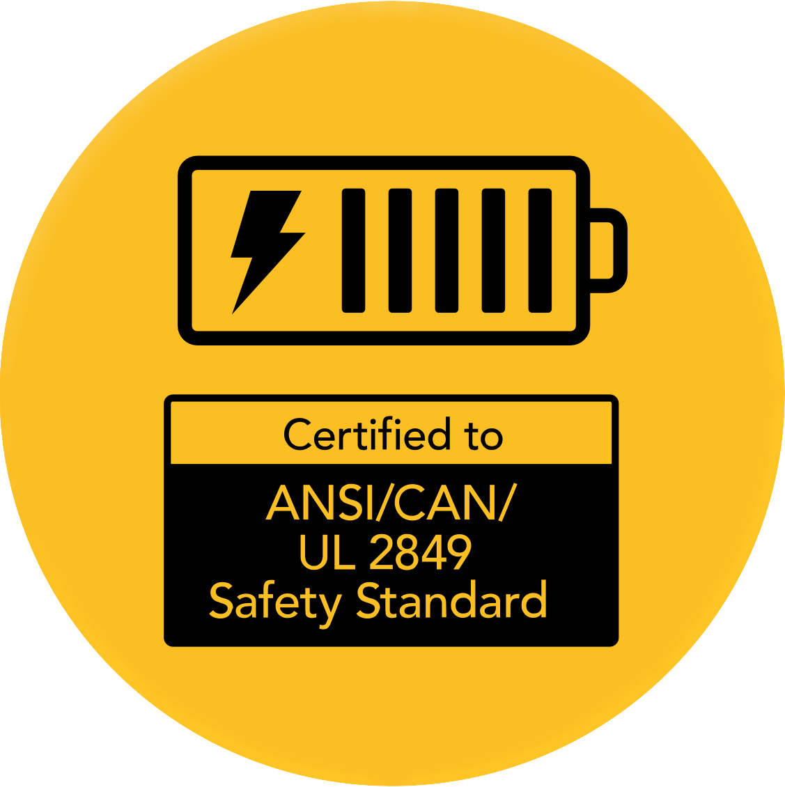 UL 2849 Certified
