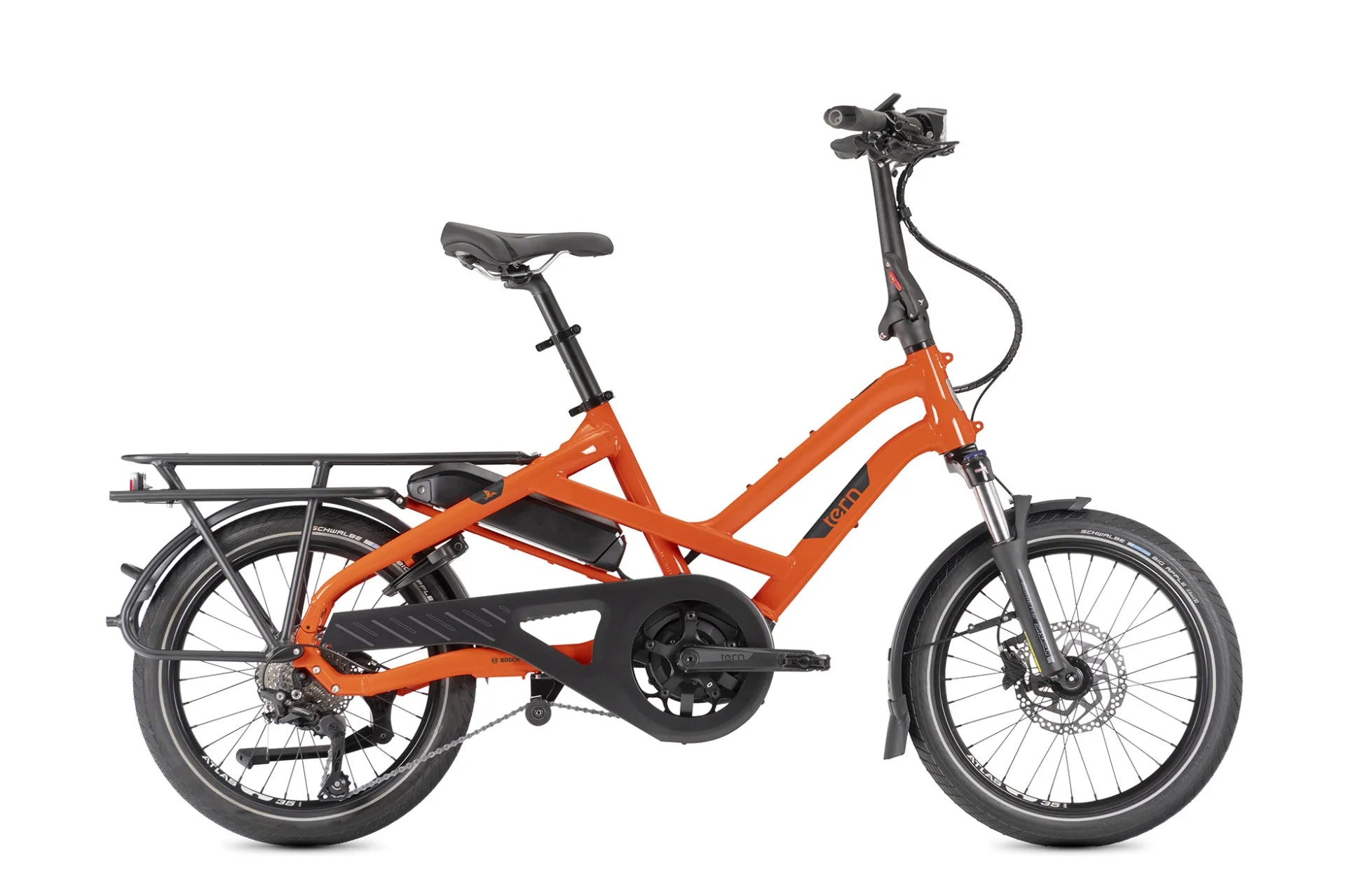 Tern HSD P10 compact cargo e-bike โ side profile