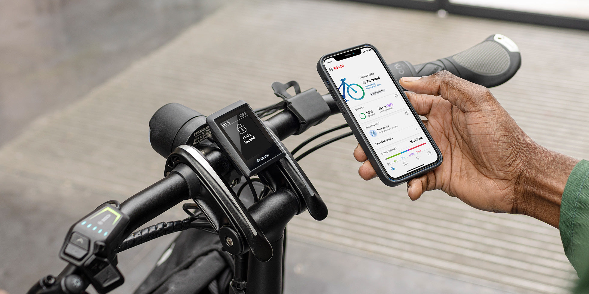 HSD smart e-bike security via Bosch app